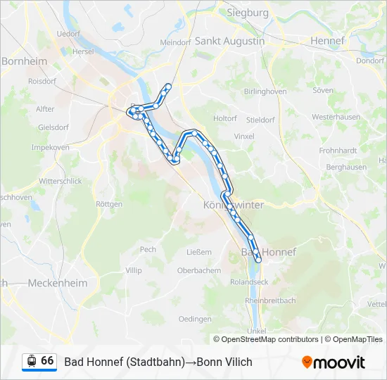 66 Light Rail Line Map