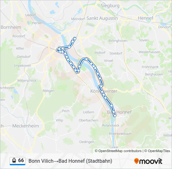 66 Light Rail Line Map
