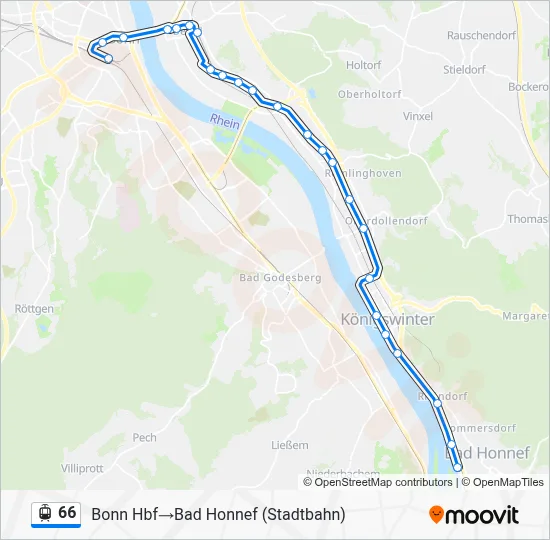 66 Light Rail Line Map