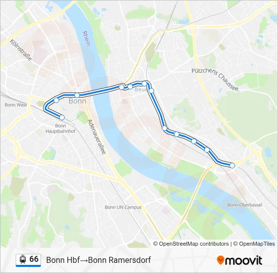 66 Light Rail Line Map