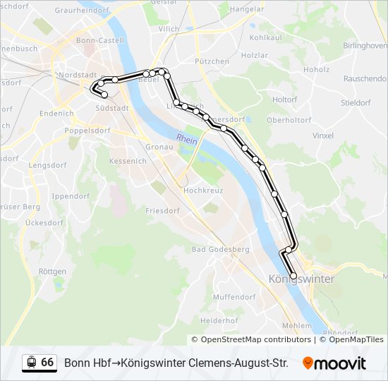 66 SWB Stadtwerke Bonn Verkehrs GmbH Straßenbahn