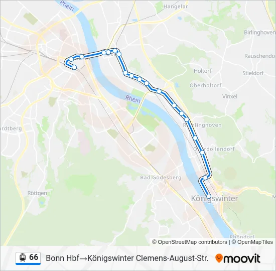66 Light Rail Line Map