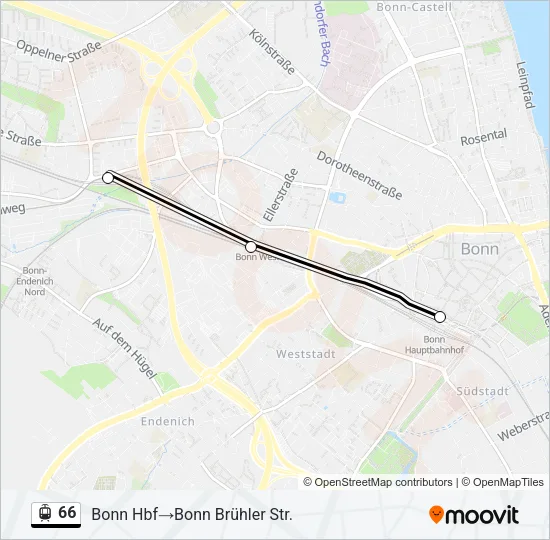 66 Light Rail Line Map