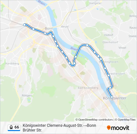 66 Light Rail Line Map
