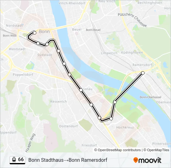 66 Light Rail Line Map