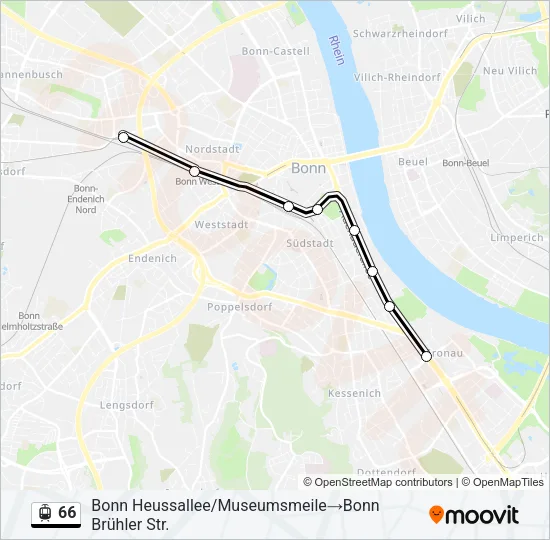 66 Light Rail Line Map