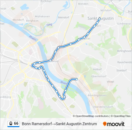 66 Light Rail Line Map