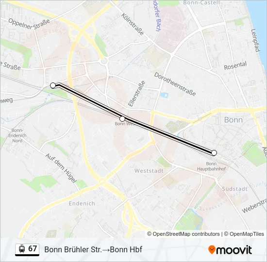 67 Light Rail Line Map