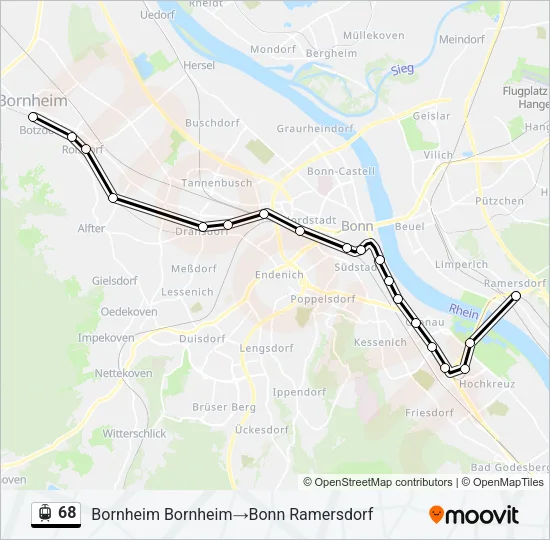68 Light Rail Line Map