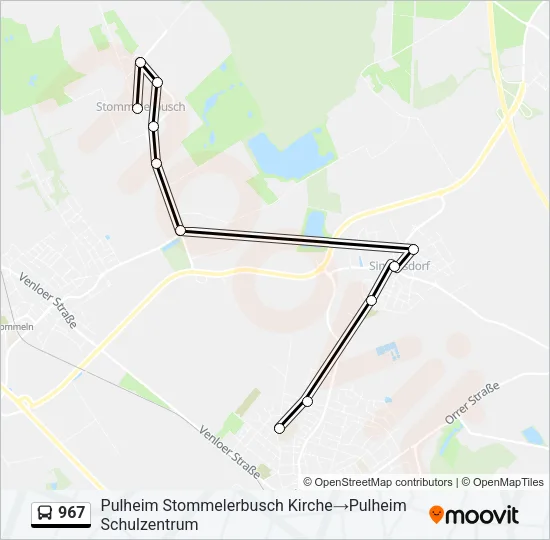 967 Bus Line Map