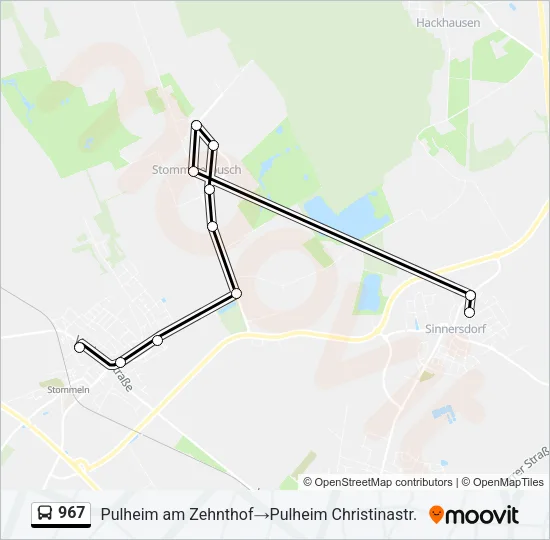 967 Bus Line Map