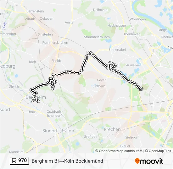 970 Bus Line Map