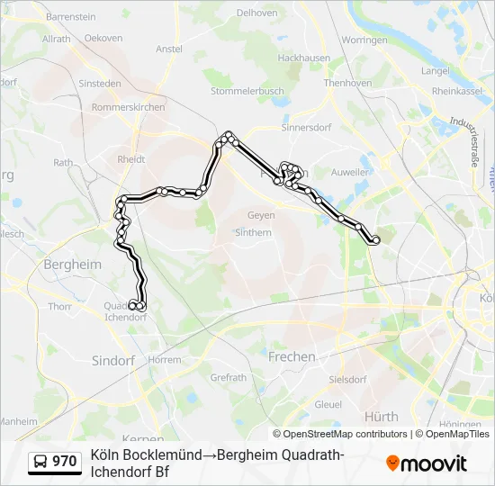 970 Bus Line Map