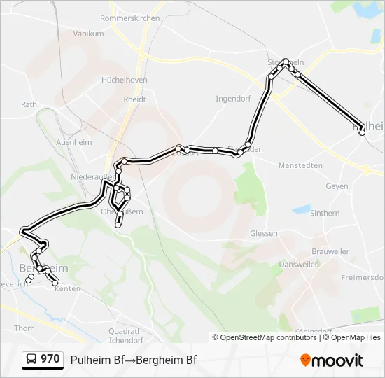 970 Bus Line Map