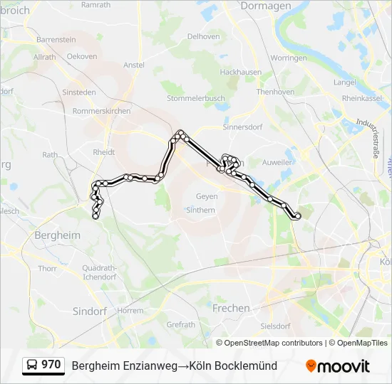 970 Bus Line Map