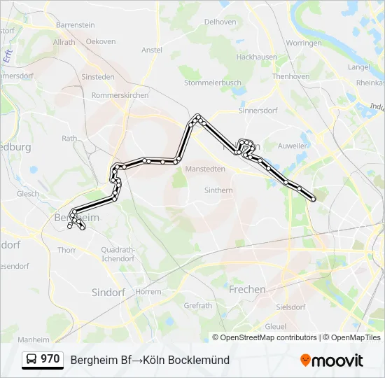 970 Bus Line Map