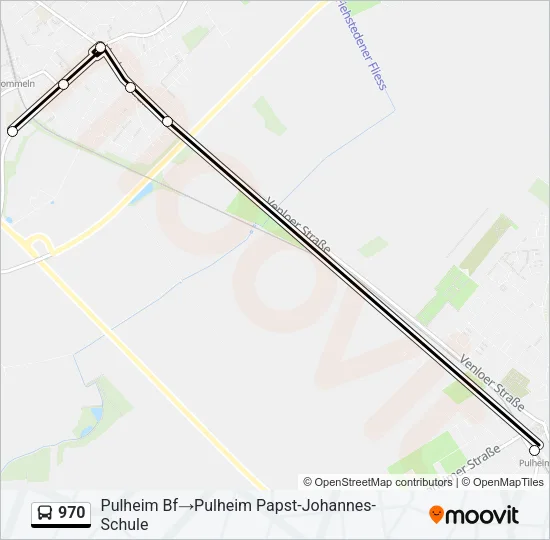 970 Bus Line Map