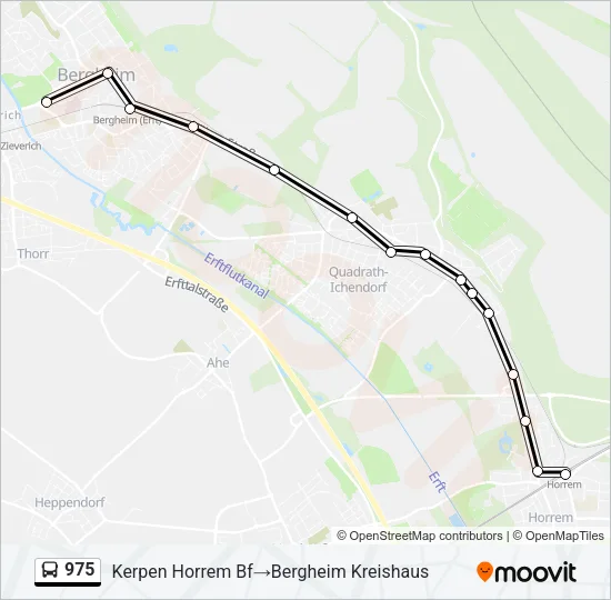 975 Bus Line Map