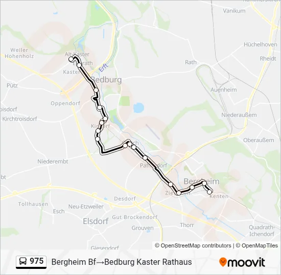 975 Bus Line Map