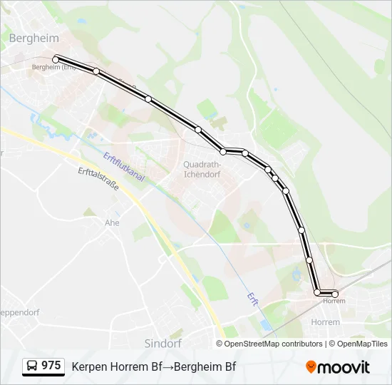 975 Bus Line Map