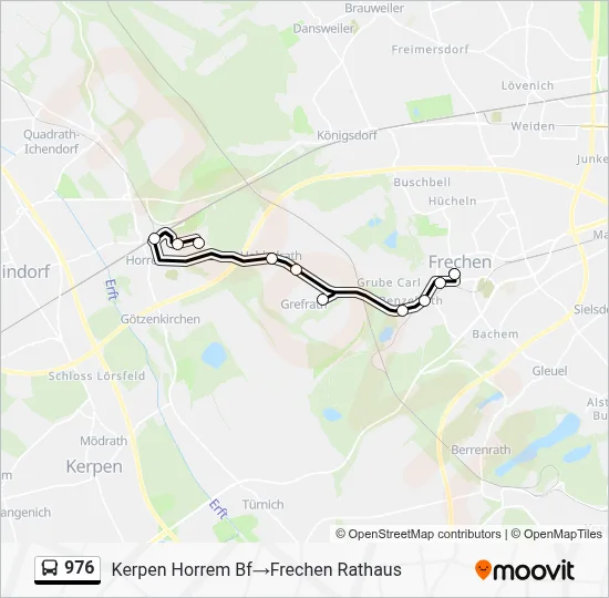 976 Bus Line Map