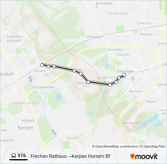 976 Bus Line Map