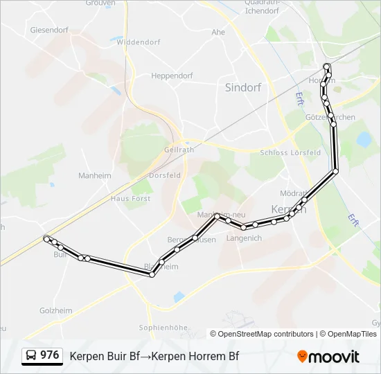 976 Bus Line Map
