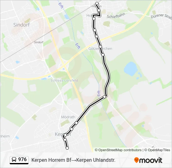 976 Bus Line Map