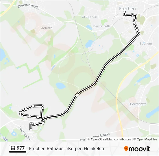 977 Bus Line Map