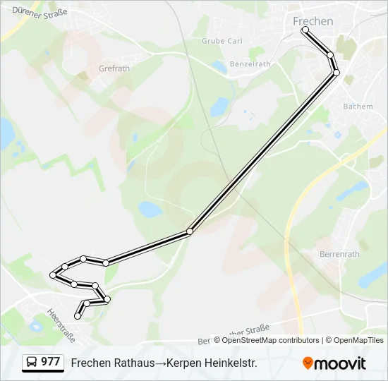 977 Bus Line Map