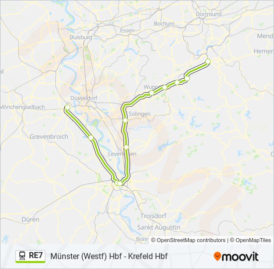 re7 Route: Fahrpläne, Haltestellen & Karten - Hagen Hbf‎→Neuss Hbf ...