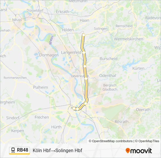 RB48 Train Line Map