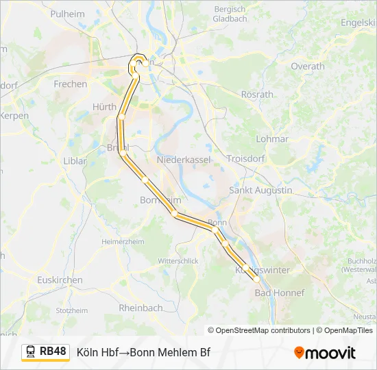 RB48 Train Line Map