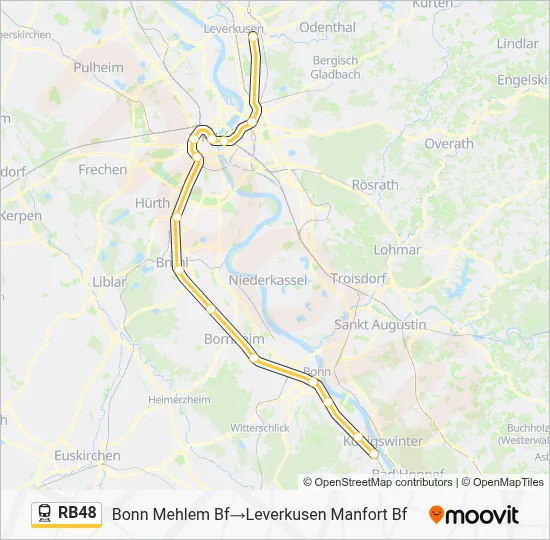 RB48 Train Line Map