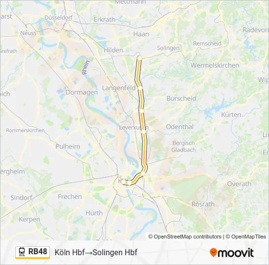 RB48 Train Line Map