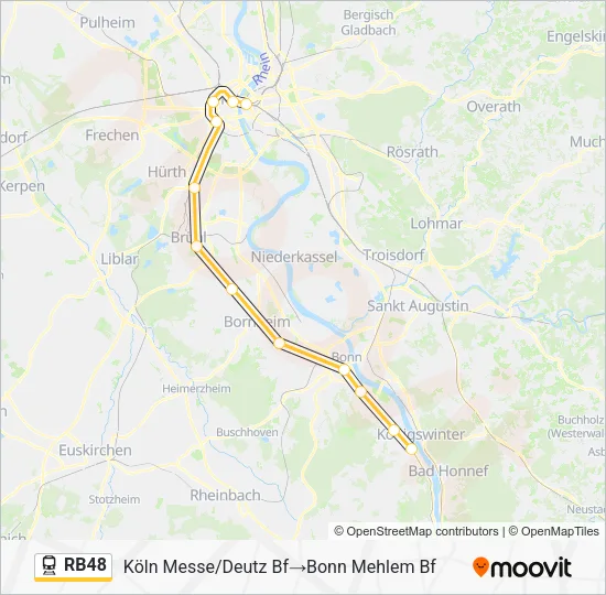 RB48 Train Line Map
