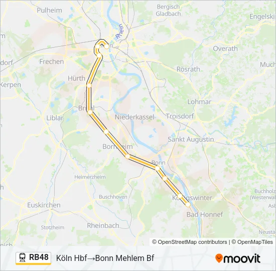 RB48 Train Line Map
