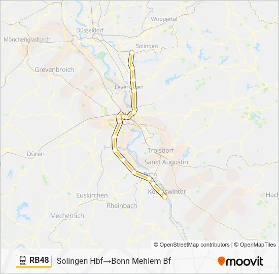 RB48 Train Line Map