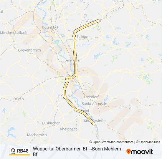 RB48 Train Line Map