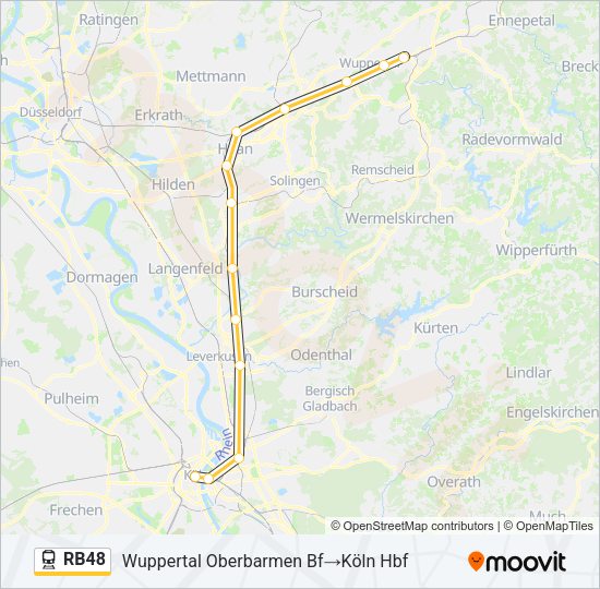 RB48 Train Line Map