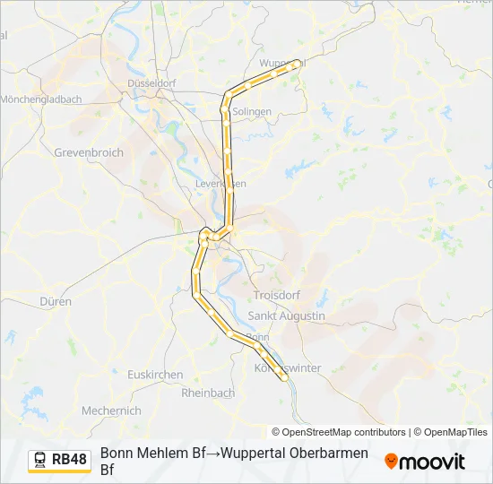 RB48 Train Line Map