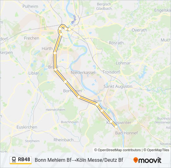 RB48 Train Line Map