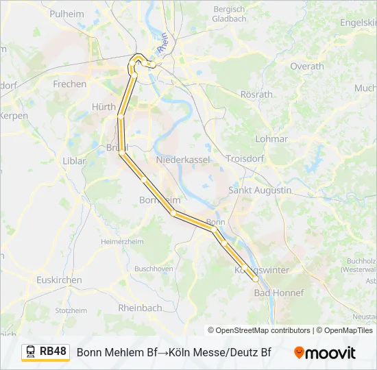 RB48 Train Line Map