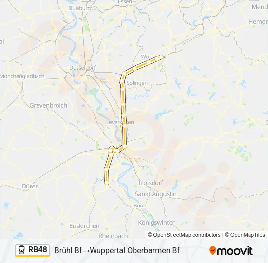 RB48 Train Line Map