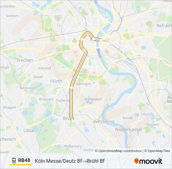 RB48 Train Line Map