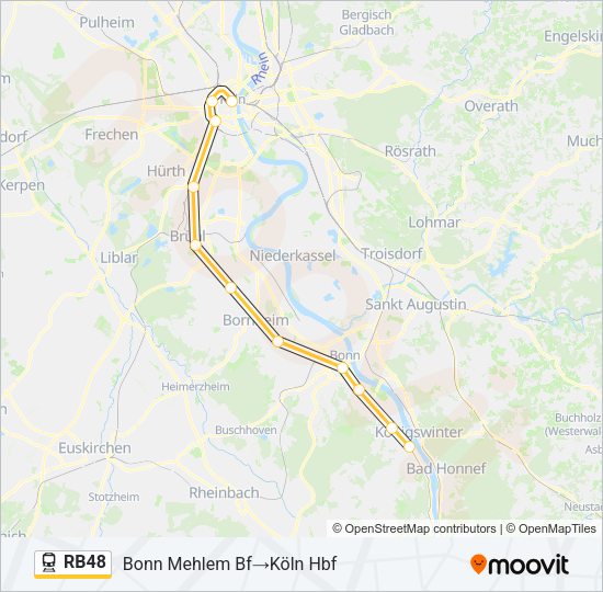 RB48 Train Line Map