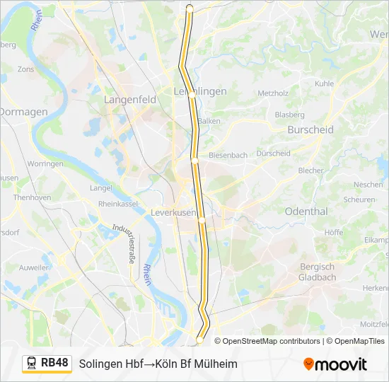 RB48 Train Line Map