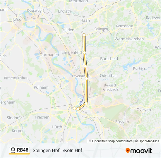 RB48 Train Line Map