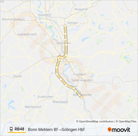 RB48 Train Line Map