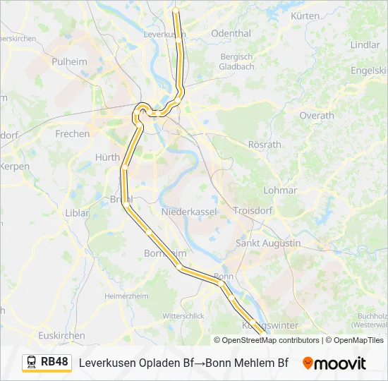 RB48 Train Line Map